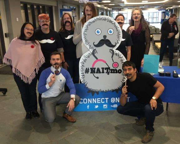 NAIT health services team Movember