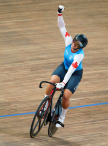 Kelsey Mitchell breaks world record in Track cycling