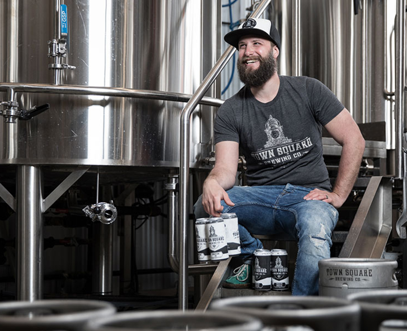 Brandon Boutin Town Square Brewing Brewer Beer