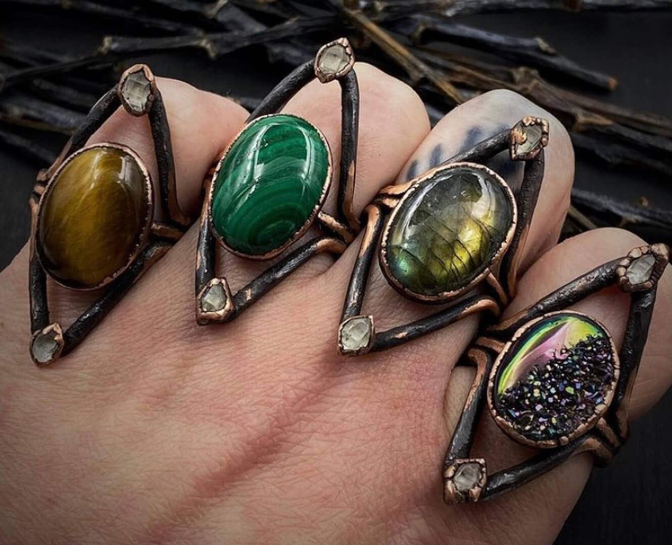 Local Creates Unique Copper Jewellery With Recycled Materials Hexelheim