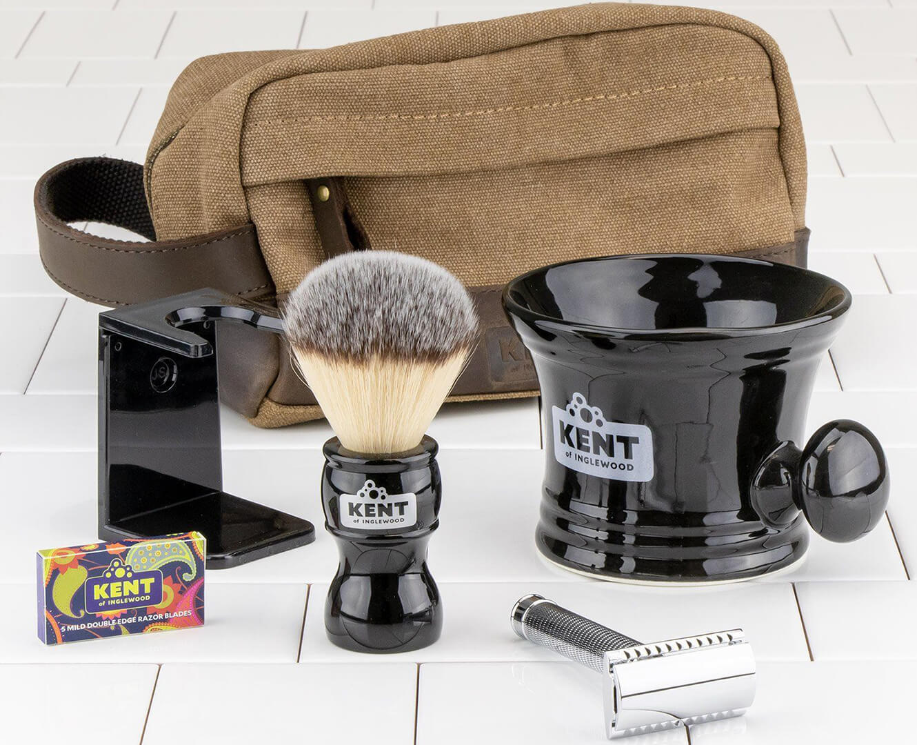 Shave kit from Kent of Inglewood