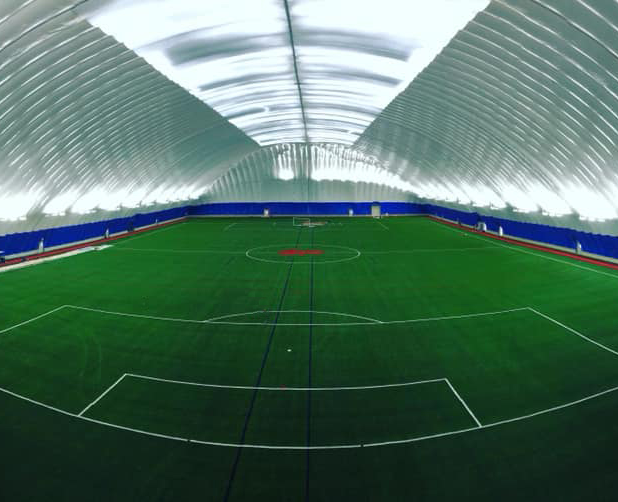 NAIT’s temporary home soccer field located at Edmonton Scottish Society