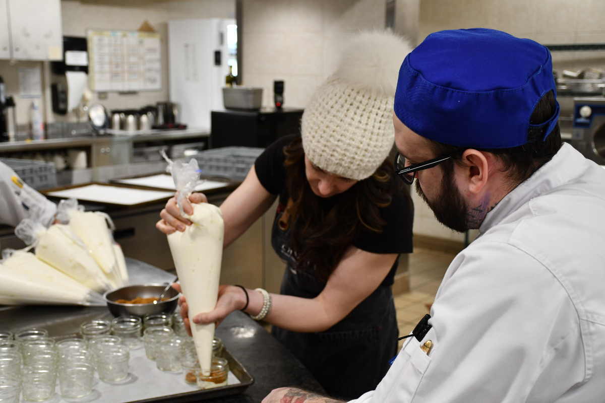 Culinary Arts students work alongside world-renowned chefs in Chef in Residence program