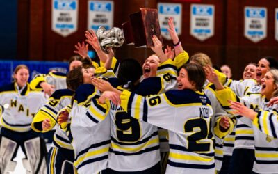 Women’s hockey team win first ACAC championship in 9 years