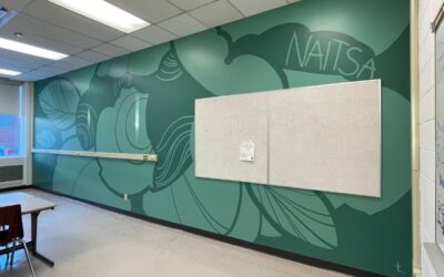 NAITSA unveils new mural in student study space