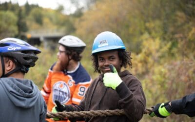 Students celebrate teamwork with 50th anniversary bridge building contest