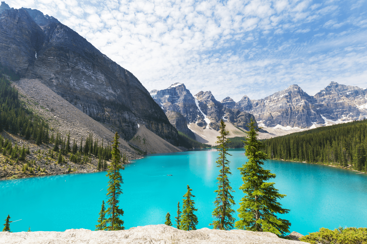 Moraine Lake in Alberta is featured on the new license plates.